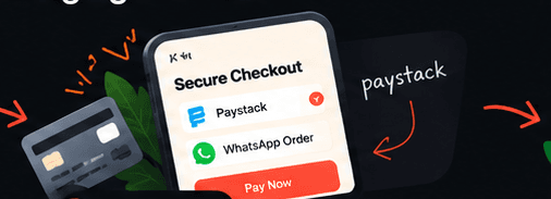 Illustrated secure checkout with payment options